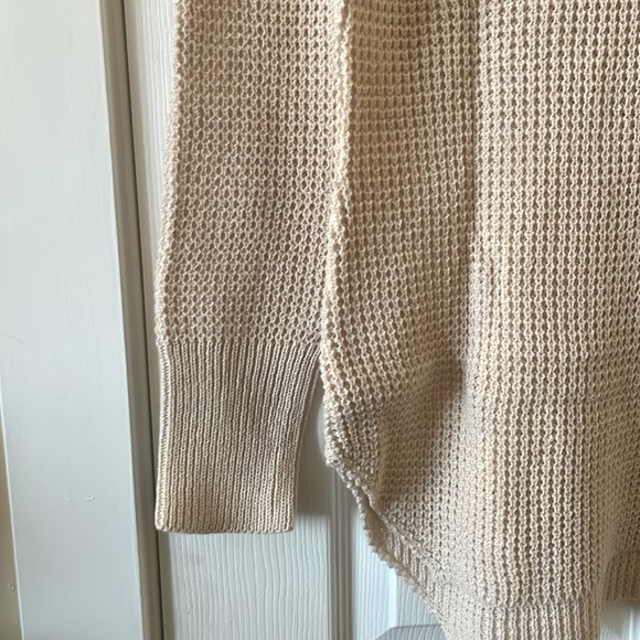Cloth cream colored tunic sweater - Picture 4 of 9